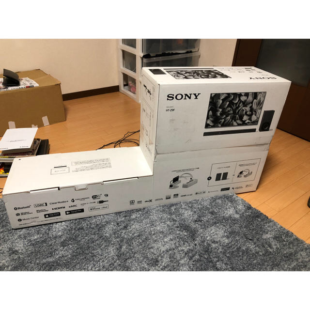 豪奢な SONY - おまけ ＋ サウンドバー3.1ch ソニー HT-Z9F ほぼ新品 スピーカー