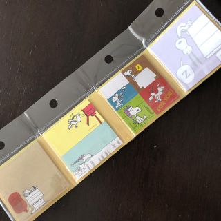 スヌーピー(SNOOPY)のスヌーピー 付箋(ノート/メモ帳/ふせん)