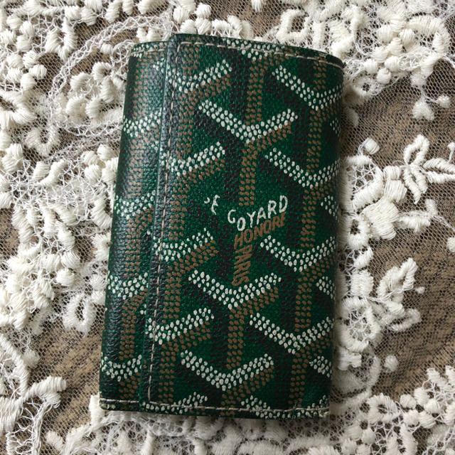 【极美品】ゴヤール キーケース GOYARD  グリーン