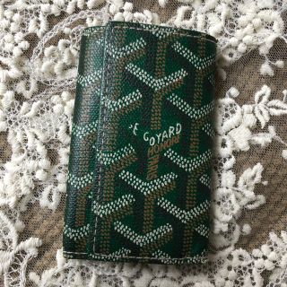 GOYARD - ゴヤール キーケース 6連 グリーンの通販 by 小さめサイズの