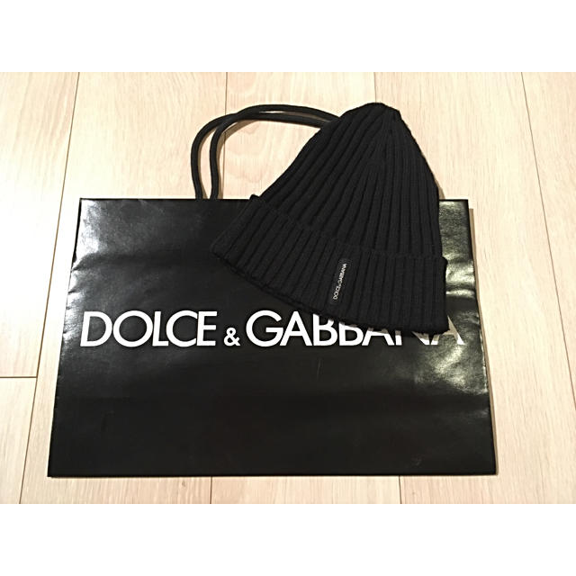 DOLCE&GABBANA(ドルチェアンドガッバーナ)のDOLCE&GABBANA / ドルチェ&ガッバーナ ニットキャップ 黒 メンズの帽子(ニット帽/ビーニー)の商品写真