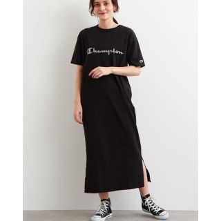 ユナイテッドアローズグリーンレーベルリラクシング(UNITED ARROWS green label relaxing)の新品タグ付き2019 SS☆グリーンレーベルリラクシング チャンピオン別注ワンピ(ひざ丈ワンピース)