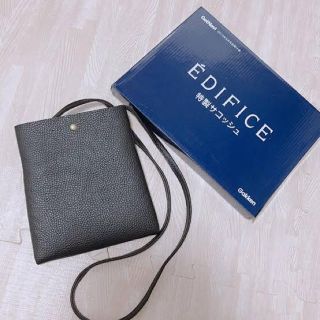 エディフィス(EDIFICE)のGetNavi ゲットナビ 5月号付録 エディフィス EDIFICE サコッシュ(ショルダーバッグ)