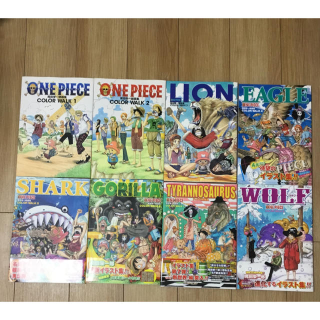 ワンピース 画集 カラーウォーク 全巻 ONE PIECE COLOR WALK | フリマアプリ ラクマ