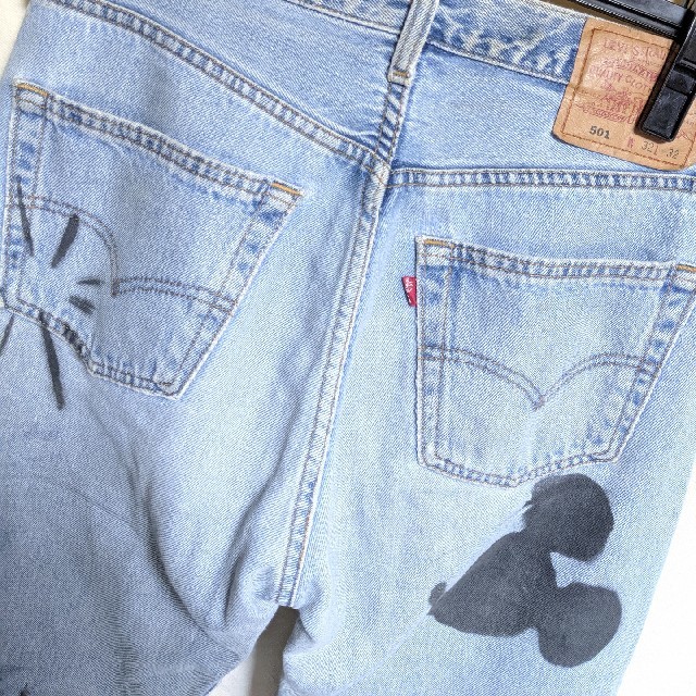 ｶﾅﾀﾞ製LEVI'Sﾘｰﾊﾞｲｽ501ﾐｯｷｰﾏｳｽ ﾘﾒｲｸﾃﾞﾆﾑ