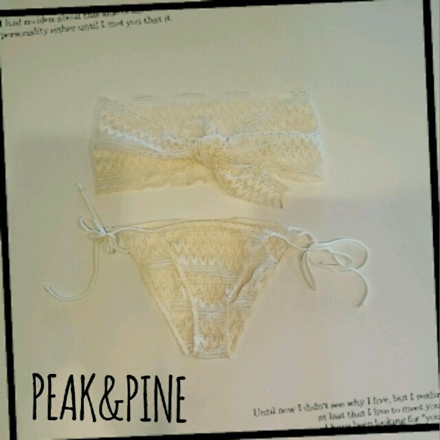 PEAK&PINE(ピークアンドパイン)のPEAK&PINE レースレイヤード♡ レディースの水着/浴衣(水着)の商品写真