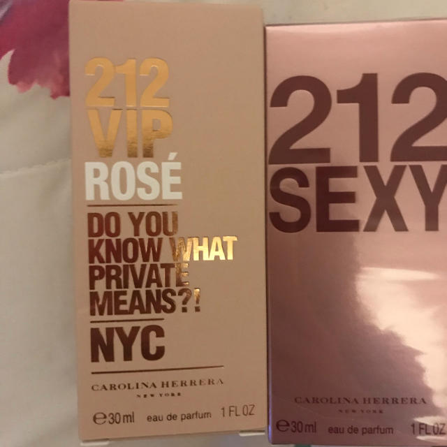 212vip roseと212sexyのセット まとめ売り 香水