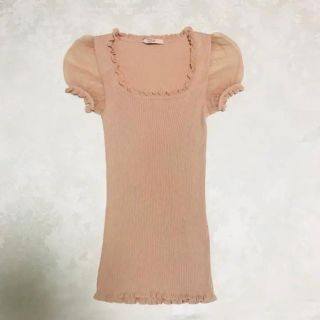 レッドヴァレンティノ(RED VALENTINO)の美品♡レッドヴァレンティノ  ❤︎サマーニット パフスリーブ(ニット/セーター)