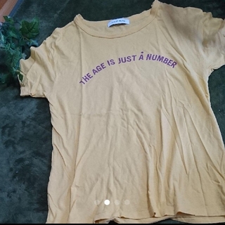 アズールバイマウジー(AZUL by moussy)のAZULbymoussyプリントロゴTシャツ(Tシャツ(半袖/袖なし))
