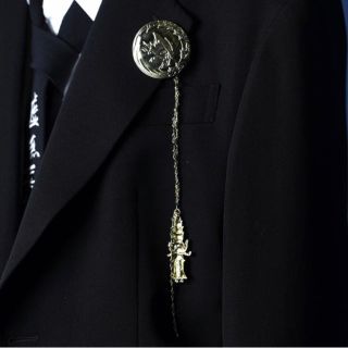 Yohji Yamamoto - yohji Yamamoto 19〜20aw 金ボタン 横顔の通販 by