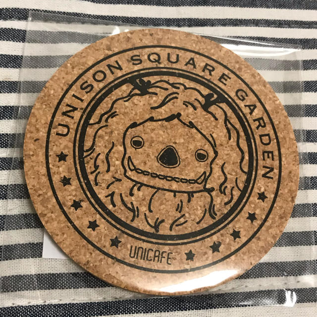 UNISON SQUARE GARDEN(ユニゾンスクエアガーデン)のデイルくん コースター UNISON  エンタメ/ホビーのタレントグッズ(ミュージシャン)の商品写真