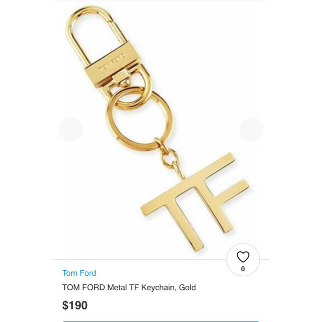 TOM FORD(トムフォード)の【美品】TOM FORD◆キーチャーム キーホルダー レディースのファッション小物(キーホルダー)の商品写真