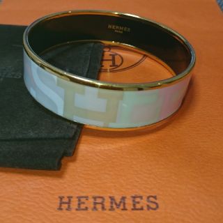 エルメス(Hermes)の【値下げ】エルメス バングル 七宝焼(ブレスレット/バングル)