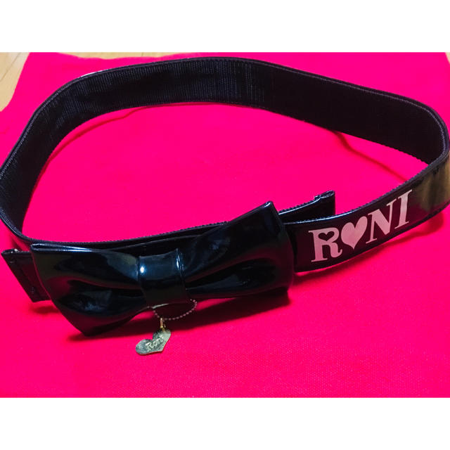 RONI(ロニィ)のRONI エナメル リボンベルト   キッズ/ベビー/マタニティのこども用ファッション小物(ベルト)の商品写真