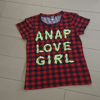 アナップキッズ(ANAP Kids)のANAP GIRL 半袖 Tシャツ サイズＳ 140(Tシャツ/カットソー)