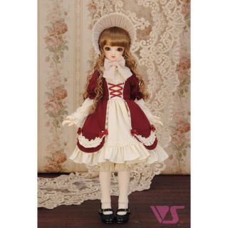 ボークス(VOLKS)のボークス製☆ MSD/MDD クラシカルレースアップロリータ(ボルドー)(人形)