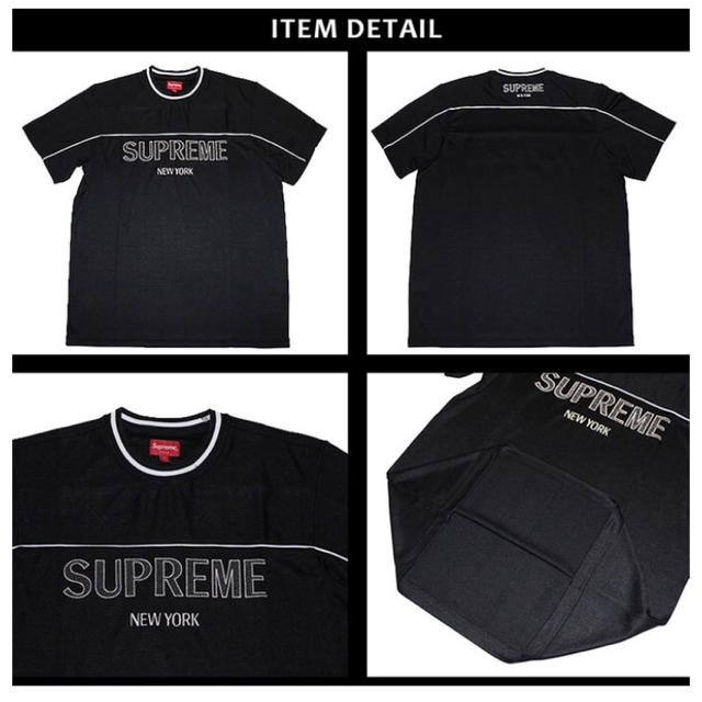 Supreme シュプリーム SS18KN37 ロゴTシャツ BLACK