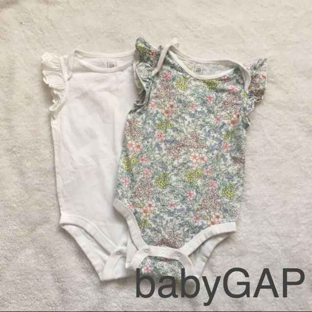 babyGAP(ベビーギャップ)のbabyGAPロンパースset■80 キッズ/ベビー/マタニティのベビー服(~85cm)(ロンパース)の商品写真