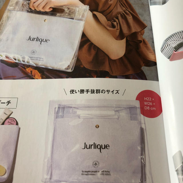 Jurlique(ジュリーク)のGINGER9月号 付録のJurique 3wayPVCバッグ レディースのバッグ(その他)の商品写真