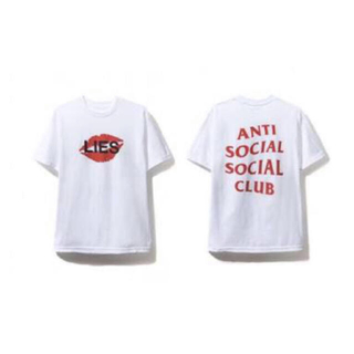 シュプリーム(Supreme)のAntiSocialSocialClub LIES 2XL Tシャツ(Tシャツ/カットソー(半袖/袖なし))