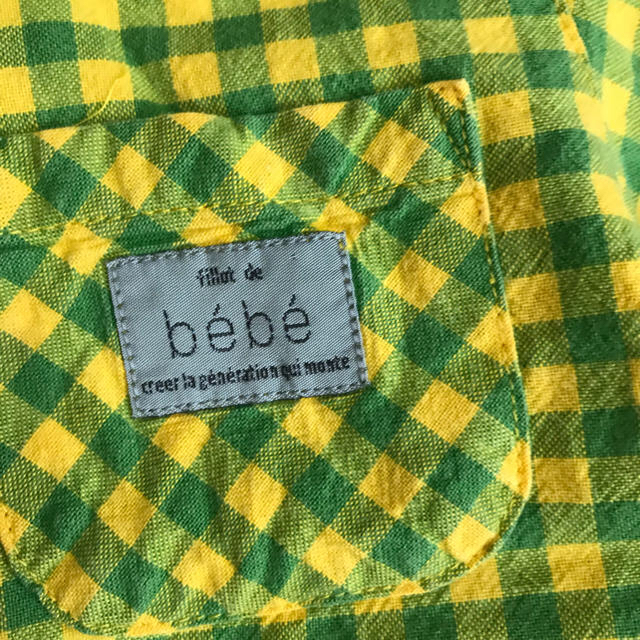 BeBe(ベベ)のbebe シャツ キッズ/ベビー/マタニティのキッズ服男の子用(90cm~)(Tシャツ/カットソー)の商品写真