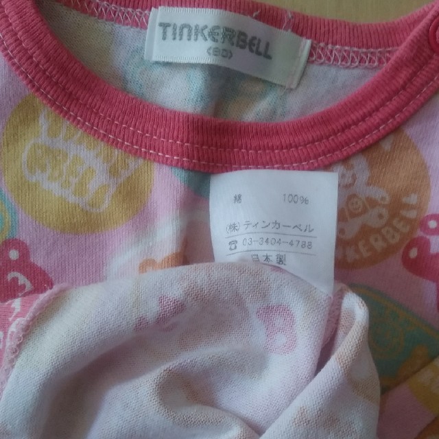 TINKERBELL(ティンカーベル)のティンカーベル　80㎝ キッズ/ベビー/マタニティのベビー服(~85cm)(Ｔシャツ)の商品写真