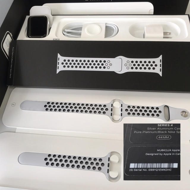 Apple AppleWatch Series4 MU6K2J/A 付属品完備の通販 by ときどき4832's shop｜アップルウォッチならラクマ Watch - 美品 保証付 得価高評価