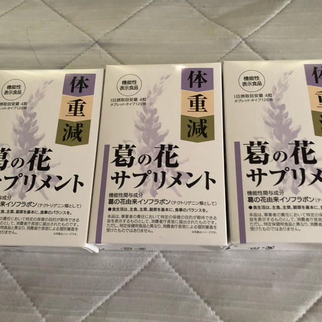 体重減  葛の花サプリメント 3袋 3か月分