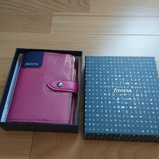未使用】ファイロファックス マルデン ミニ6 システム手帳 フューシャ