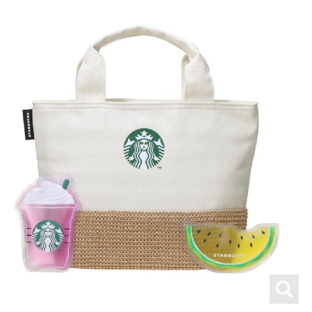 Starbucks Coffee(スターバックスコーヒー)の《オンライン完売品》スターバックス 保冷トート&保冷材・クリップセット インテリア/住まい/日用品の日用品/生活雑貨/旅行(日用品/生活雑貨)の商品写真