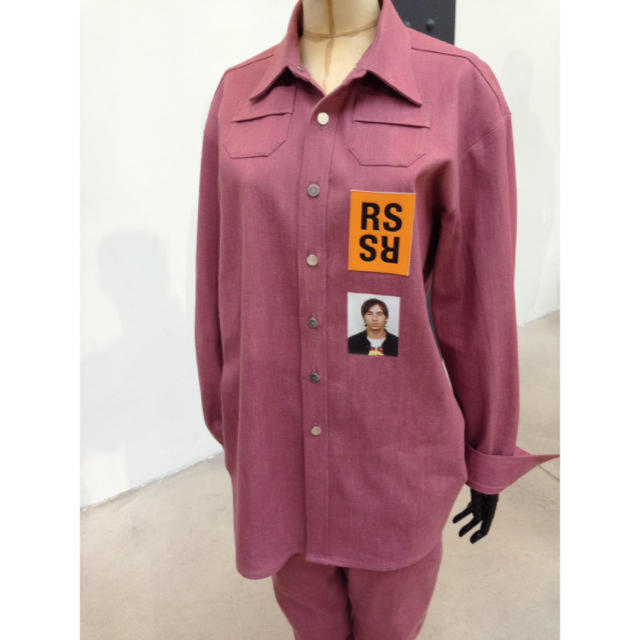 RAF SIMONS デニムシャツ ピンク - husnususlu.com