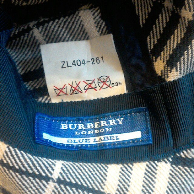 BURBERRY BLUE LABEL(バーバリーブルーレーベル)のバーバリー BURBERRY 　帽子 レディースの帽子(ハット)の商品写真