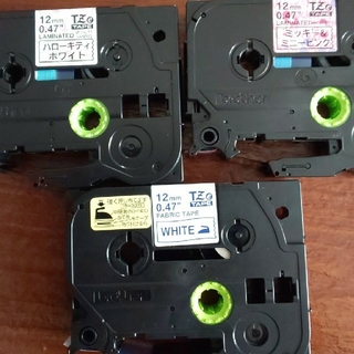 ディズニー(Disney)のピータッチ  テープ12mm   3本セット ほぼ未使用 ラベルライター(オフィス用品一般)