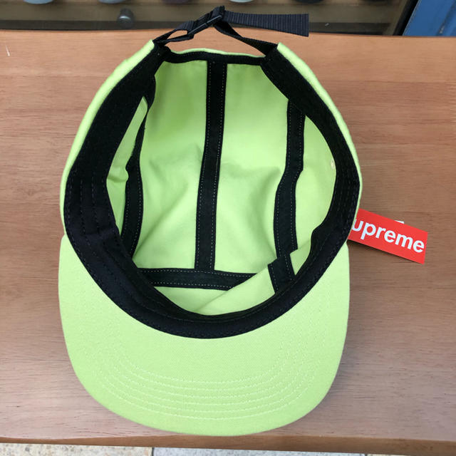 19ss シュプリーム Side Zip Camp Cap Neon Green