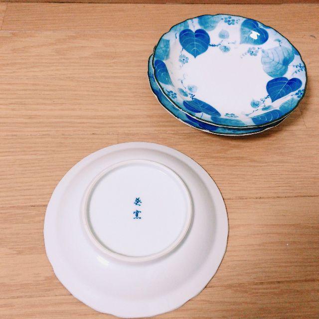 Noritake - 紀州葵窯 食器3皿セット ブルー 青 花柄の通販 by Noritake - 紀州葵窯 食器3皿セット ブルー 青 花柄の通販 by