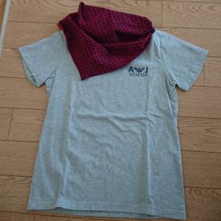 アルマーニ ジュニア(ARMANI JUNIOR)の★りり☆様専用★アルマーニ ジュニア スカーフ付 Tシャツ(Tシャツ/カットソー)