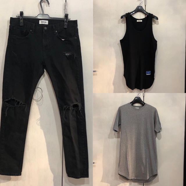 BEAUTY&YOUTH UNITED ARROWS(ビューティアンドユースユナイテッドアローズ)のアキヒロ様専用★T-shirt&タンクトップ&denim 3P SET メンズのパンツ(デニム/ジーンズ)の商品写真