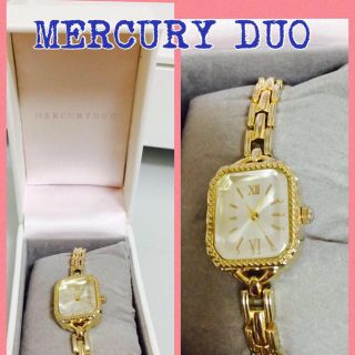 マーキュリーデュオ(MERCURYDUO)のMERCURYDUOゴールド♡腕時計(腕時計)