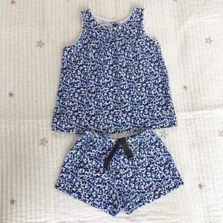 プチバトー(PETIT BATEAU)のプチバトー  ノースリーブ  パジャマ  3ans(パジャマ)