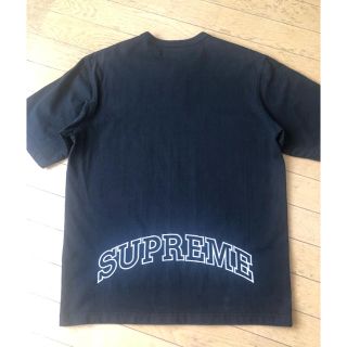 Supreme 即完 2-Tone S/S Henley Black 黒 L