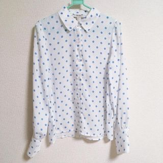 フォーエバートゥエンティーワン(FOREVER 21)の【Forever21】ドットシフォンブラウス(シャツ/ブラウス(長袖/七分))