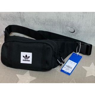 アディダス(adidas)の新品★ アディダス オリジナルス ★ウエストポーチ ボディバッグ★ 黒(ボディバッグ/ウエストポーチ)