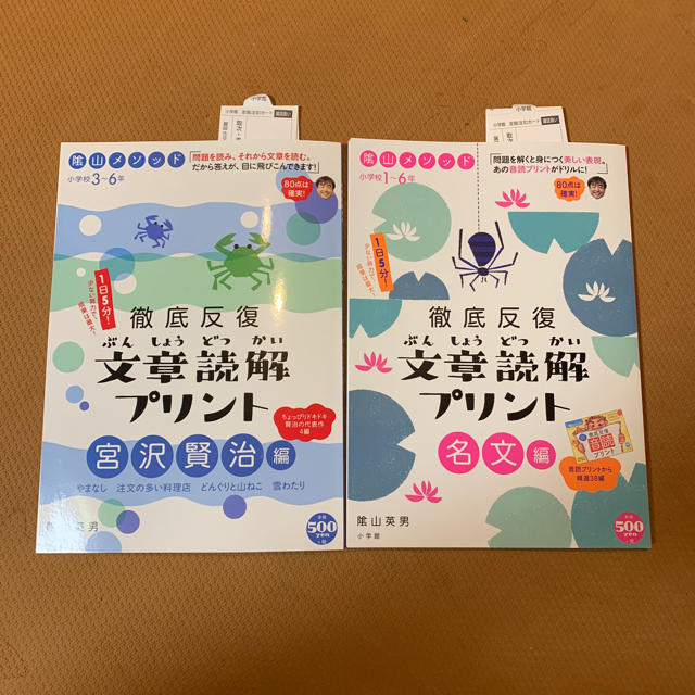 小学館(ショウガクカン)の隂山メソッド徹底反復文章読解プリント 名文編 宮沢賢治編 エンタメ/ホビーの本(語学/参考書)の商品写真