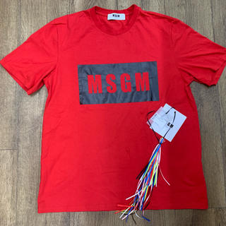 エムエスジイエム(MSGM)の特別価格 MSGM エムエスジーエム BOXロゴ Tシャツ(Tシャツ/カットソー(半袖/袖なし))