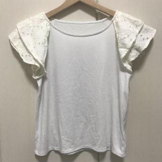 スピックアンドスパン(Spick & Span)のスピックアンドスパン Tシャツ フリル レース イエナ ナノユニバース ブラウス(Tシャツ(半袖/袖なし))