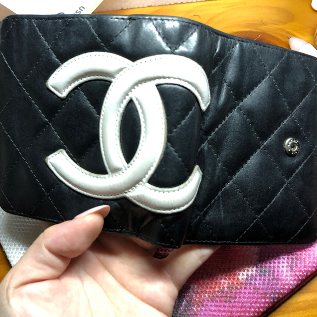 CHANEL】カンボンライン 財布 CHANEL】カンボンライン 財布