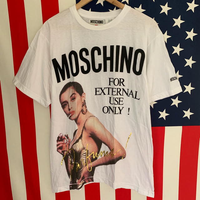 US  モスキーノ 記念 Tシャツ XL