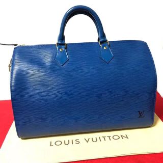 ルイヴィトン(LOUIS VUITTON)の★ レア ルイヴィトン エピ スピーディブルー 35 ボストン ハンドバッグ(ボストンバッグ)