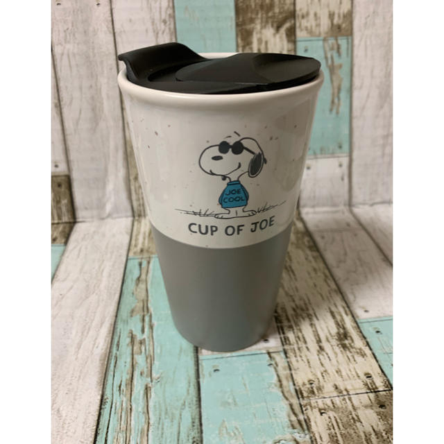 スヌーピー海外限定 トラベルマグ CUP OF JOE