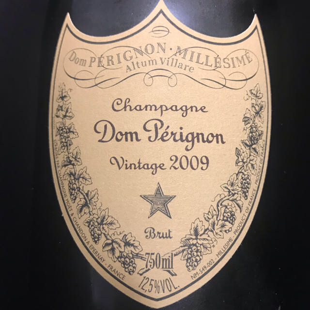 Dom Pérignon(ドンペリニヨン)の【クール便】ドン ペリニヨン ヴィンテージ 2009  フランス 750ml   食品/飲料/酒の酒(シャンパン/スパークリングワイン)の商品写真